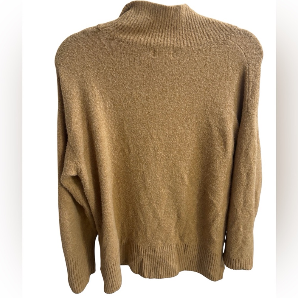 J. Crew Tan Mock Neck Sweater - Picture 2 of 4